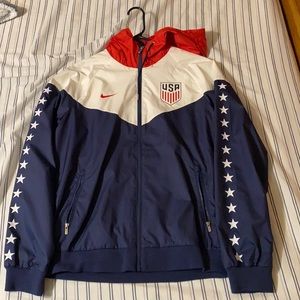 Nike size Medium Red White Blue